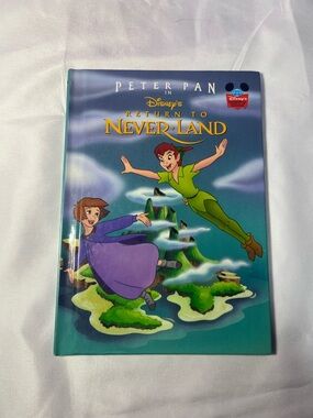 Vintage 2002 Disney Peter Pan Return to Neverland HC Wonderful World Book